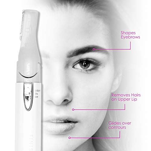 Finishing Touch Diamond Hair Remover with Light Up Deluxe Mirror (E-Commerce ...