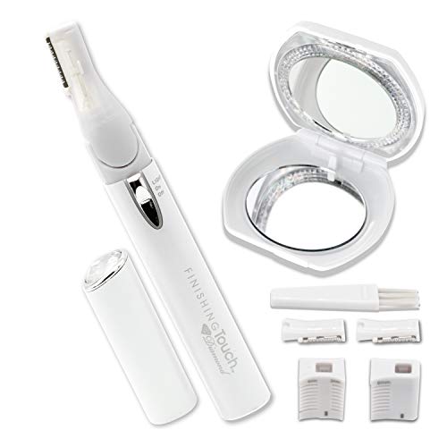 Finishing Touch Diamond Hair Remover with Light Up Deluxe Mirror (E-Commerce ...
