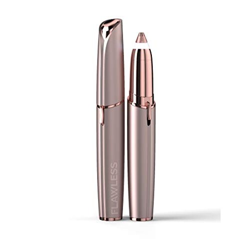 Finishing Touch Flawless Brows Eyebrow Pencil Hair Remover and Trimmer, Pink