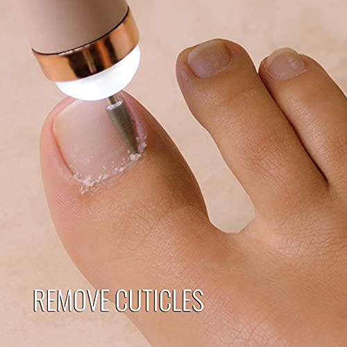 Finishing Touch Flawless Salon Nails Kit, Electronic Nail File and Full Manic...