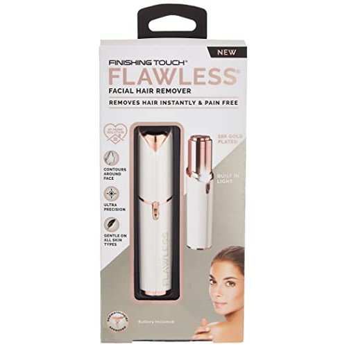 Finishing Touch Flawless Women's Painless Hair Remover , White/Rose Gold