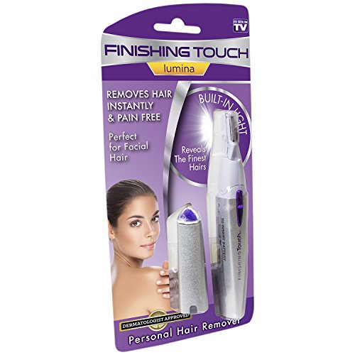 Finishing Touch Lumina Painless Hair Remover, Silver, New Edition