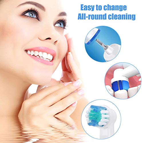 Electric Toothbrush Replacement Heads 16 Pack / Compatible Oral B Braun Repla...