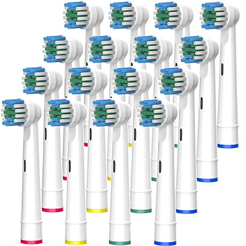 Electric Toothbrush Replacement Heads 16 Pack / Compatible Oral B Braun Repla...