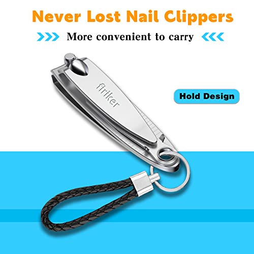 firiKer Nail Clipper Set,Premium Stainless Steel Fingernail and Toenail Clipp...