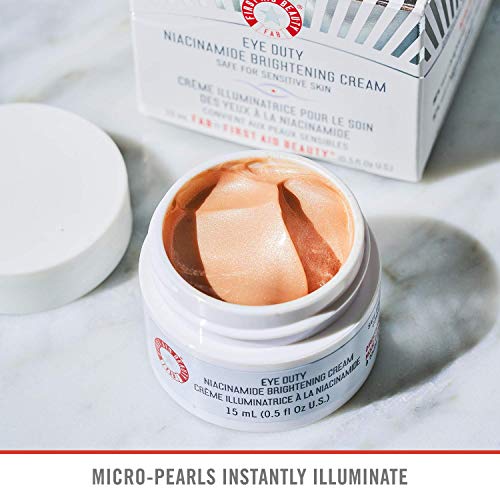 First Aid Beauty Eye Duty Niacinamide Brightening Cream, Illuminating Eye Cre...