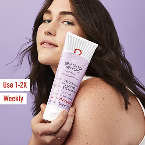 First Aid Beauty KP Bump Eraser Body Scrub Exfoliant for Keratosis Pilaris wi...