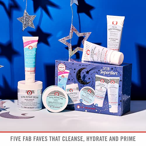 First Aid Beauty Skin Superstars Gift Set: Facial Radiance Pads, Ultra Repair...