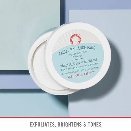 First Aid Beauty Skin Superstars Gift Set: Facial Radiance Pads, Ultra Repair...