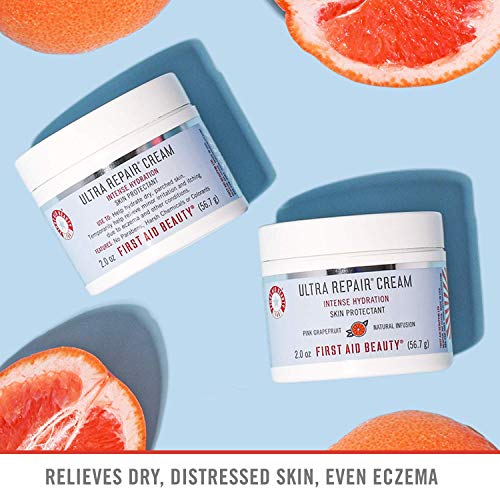 First Aid Beauty Ultra Repair Cream Intense Hydration Moisturizer for Face an...