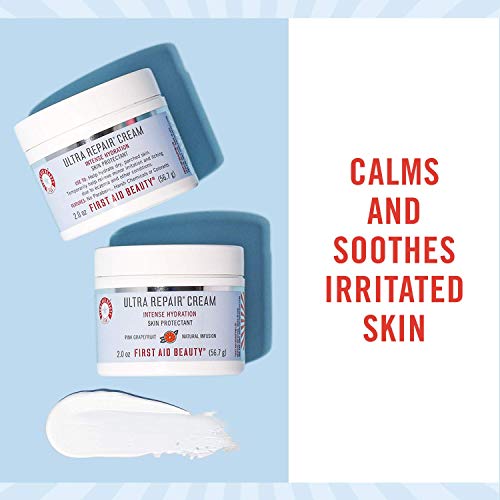 First Aid Beauty Ultra Repair Cream Intense Hydration Moisturizer for Face an...