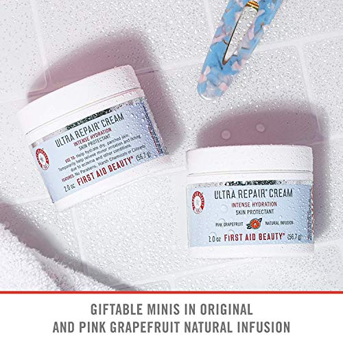First Aid Beauty Ultra Repair Cream Intense Hydration Moisturizer for Face an...