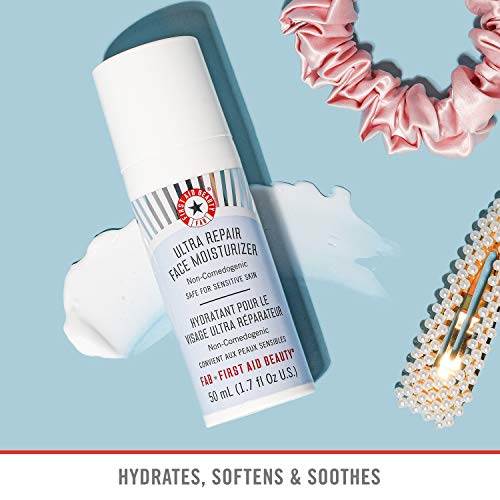 First Aid Beauty Ultra Repair Face Moisturizer, Hydrating Face Lotion for All...