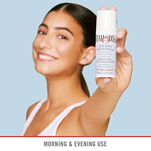 First Aid Beauty Ultra Repair Face Moisturizer, Hydrating Face Lotion for All...
