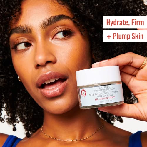 First Aid Beauty Ultra Repair Firming Collagen Cream - Day & Night Anti-Aging...