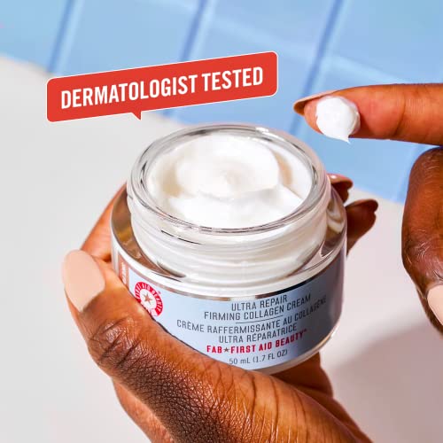 First Aid Beauty Ultra Repair Firming Collagen Cream - Day & Night Anti-Aging...