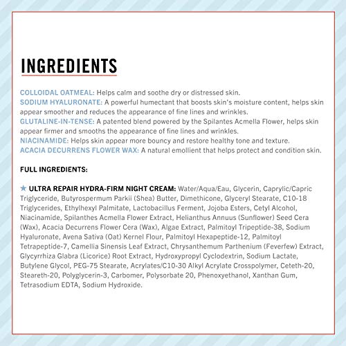 First Aid Beauty Ultra Repair Hydra-Firm Night Cream, Intense Nighttime Moist...