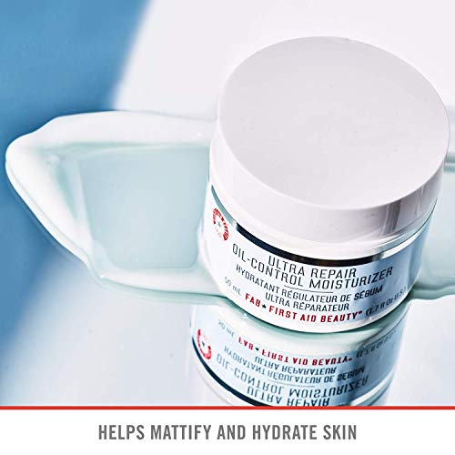 First Aid Beauty Ultra Repair Oil Control Moisturizer – Weightless Mattifying...