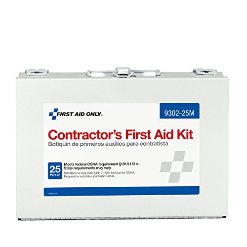 First Aid Only 178 Piece Contractor's First Aid Kit (9302-25M) , White