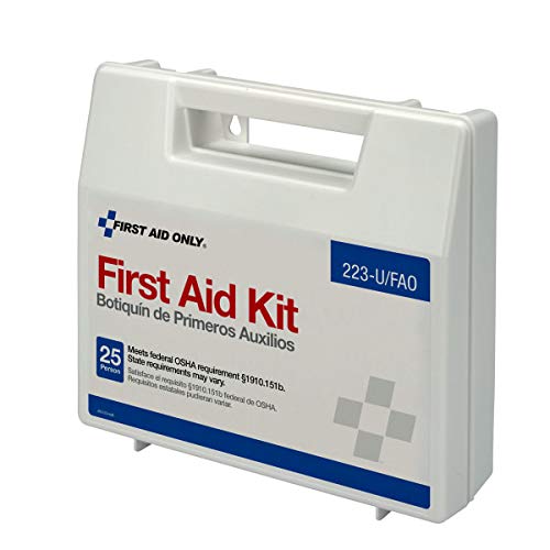 First Aid Only 223-U 25 Person Bulk First Aid Kit, 106-Piece Kit, White