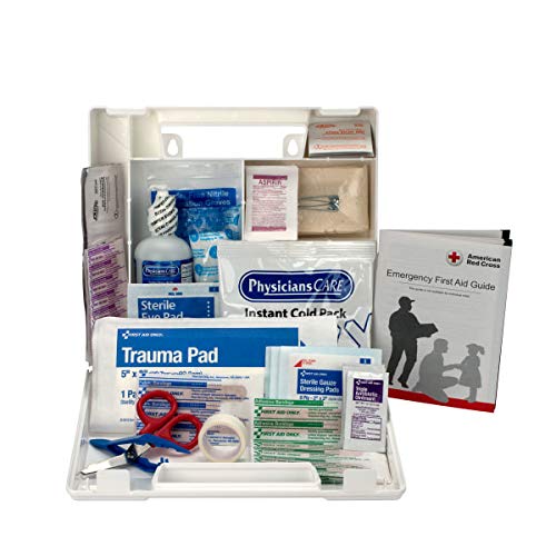First Aid Only 223-U 25 Person Bulk First Aid Kit, 106-Piece Kit, White