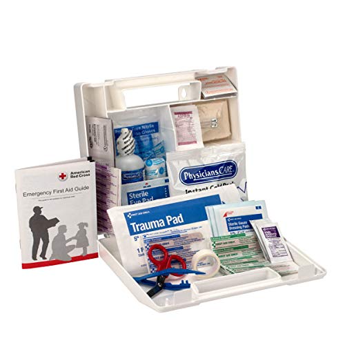 First Aid Only 223-U 25 Person Bulk First Aid Kit, 106-Piece Kit, White