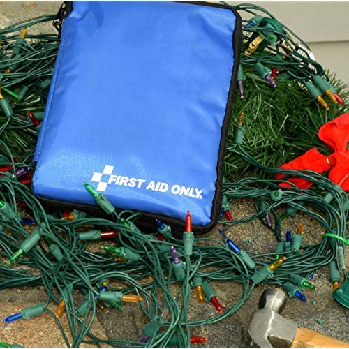 First Aid Only All-Purpose Essentials Soft-Sided First Aid Kit, Blue, 298 Pieces