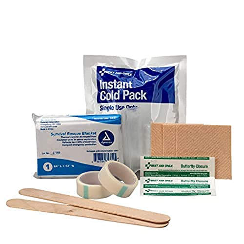 First Aid Only All-Purpose Essentials Soft-Sided First Aid Kit, Blue, 298 Pieces