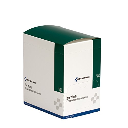 First Aid Only Eye Wash 1 Ounce Bottle, Box of 12 (H703)