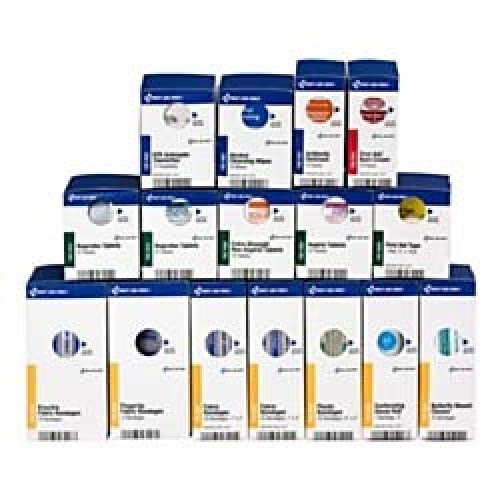 First Aid Only General SmartCompliance 237 piece Refill Pack with Medications...