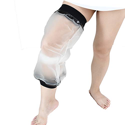 Knee Cast Cover for Shower, Waterproof TPU Shower Bandage and Cast Protector ...