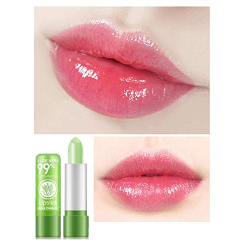 2 Pack Aloe Vera Lipstick, Firstfly Long Lasting Nutritious Lip Balm Lips Moi...