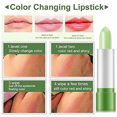 2 Pack Aloe Vera Lipstick, Firstfly Long Lasting Nutritious Lip Balm Lips Moi...