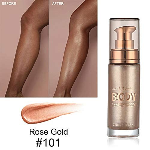 Liquid Illuminator, Firstfly Body Highlighter Makeup Smooth Shimmer Glow Liqu...