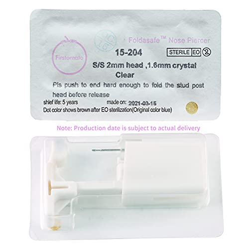 Firstomato 1pcs Disposable Nose Piercing Gun Self Nose Piercing Kit Piercing ...