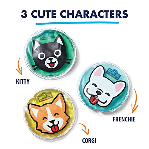 Cool Coolers Children's Boo Boo Flexible Gel Ice Pack, 4x4”, Reusable Cold Co...