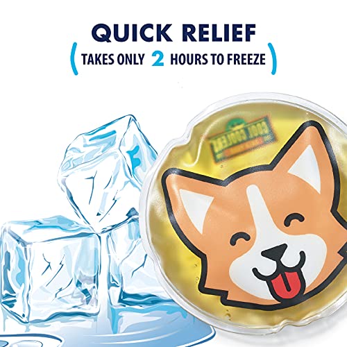 Cool Coolers Children's Boo Boo Flexible Gel Ice Pack, 4x4”, Reusable Cold Co...