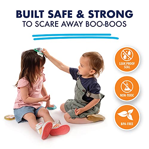 Cool Coolers Children's Boo Boo Flexible Gel Ice Pack, 4x4”, Reusable Cold Co...