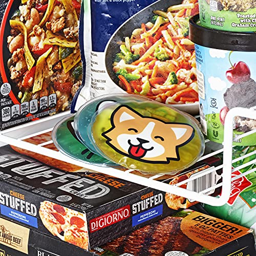 Cool Coolers Children's Boo Boo Flexible Gel Ice Pack, 4x4”, Reusable Cold Co...