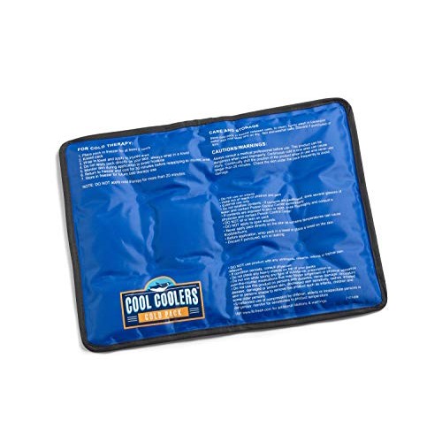 Cool Coolers Flexible Gel Ice Pack, Standard Large 11"x 14.5”, Reusable Cold ...