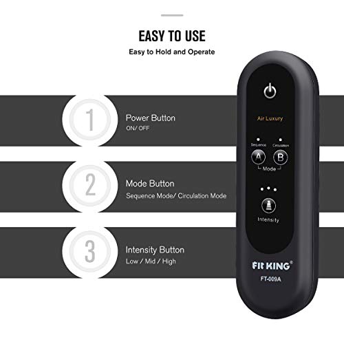 FIT KING Leg Air Massager for Circulation and Relaxation Foot and Calf Massag...