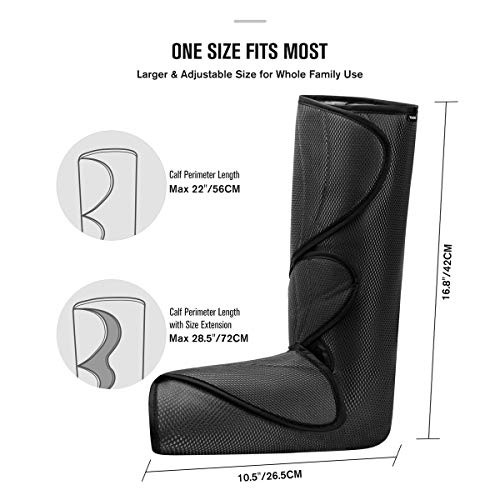 FIT KING Leg Air Massager for Circulation and Relaxation Foot and Calf Massag...