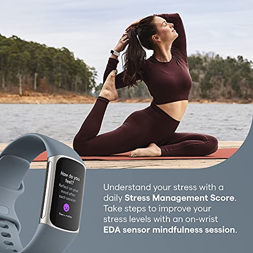 Fitbit Charge 5 Advanced Fitness, Health Tracker with Built-in GPS, Stress Ma...