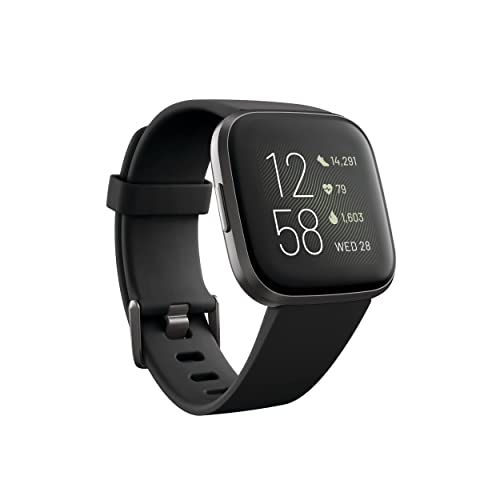 Fitbit Versa 2 Health and Fitness Smartwatch with Heart Rate, Music, Alexa Bu...