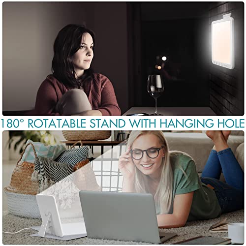 Light Lamp, 15000 Lux Simulated Sunlight, 3 Color Temperature, 5 Brightness L...