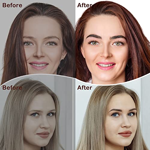 Eyebrow Stamp Stencil Kit, One Step Brow Stamp Kit, Brow Stamp and Shaping Tr...