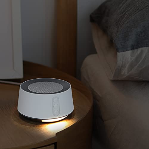 Fitniv White Noise Machine with Adjustable Baby Night Light for Sleeping, 14 ...