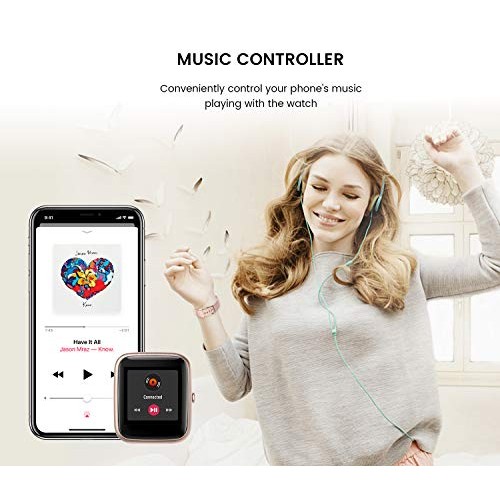 Fitness Tracker Smart Watch for Android Phones and iOS Phones Step Tracker He...