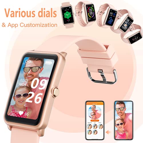 FITVII Fitness Tracker, Heart Rate Blood Pressure Monitor Activity Tracker, 1...