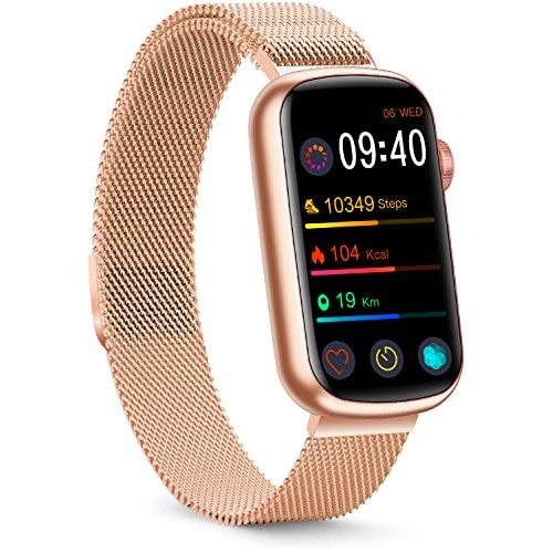 FITVII Slim Fitness Tracker with Blood Oxygen SpO2, Blood Pressure, 24/7 Hear...